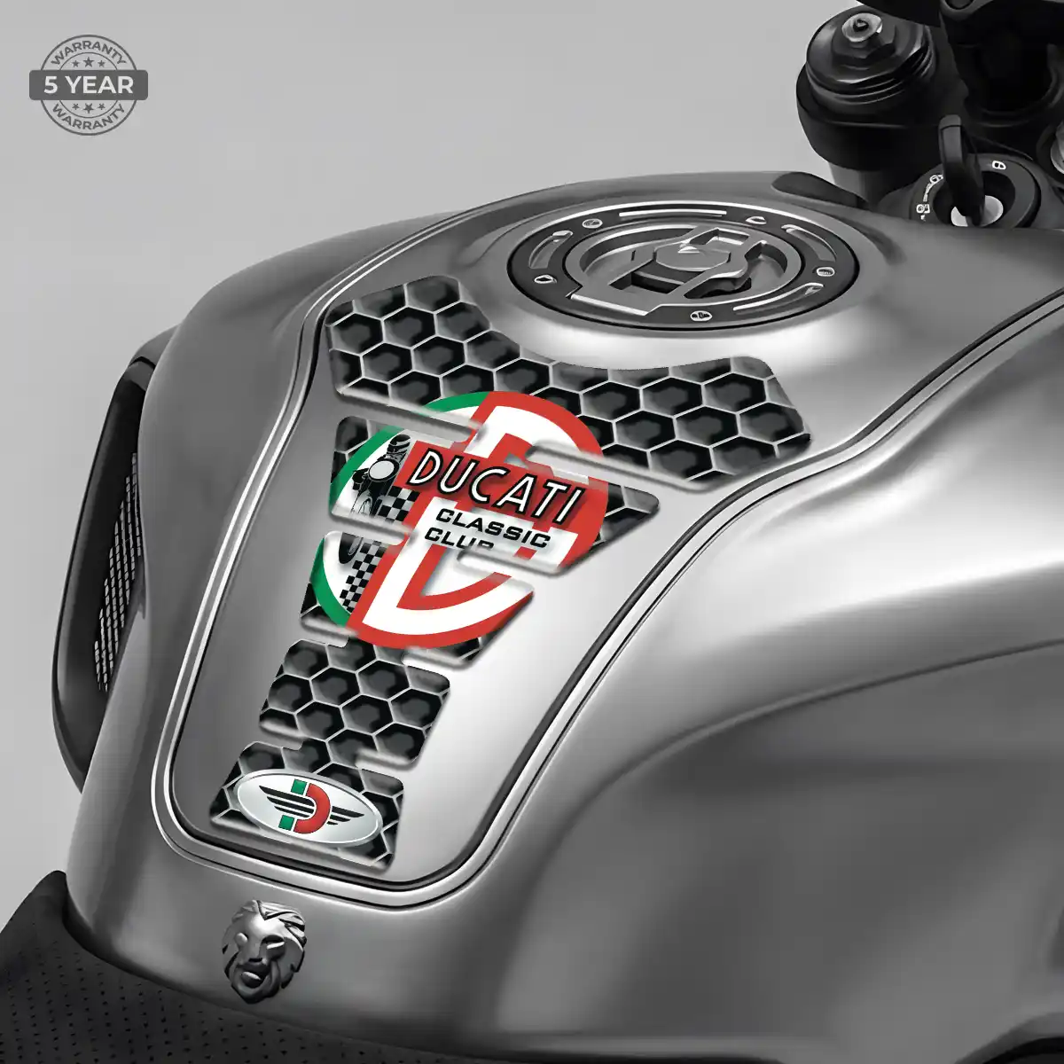 Ducati Domed Tank Pad Signature Grade