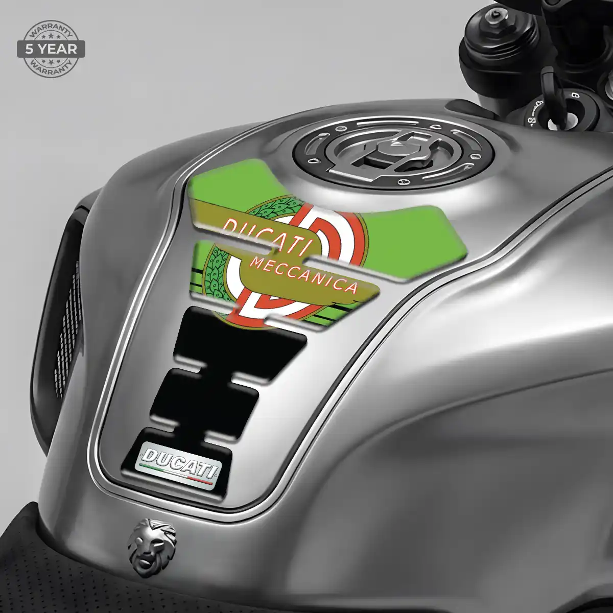 Ducati Domed Tank Sticker Prime Quality