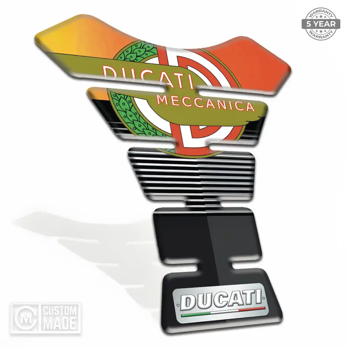 Ducati Domed Tank Sticker Sleek Style