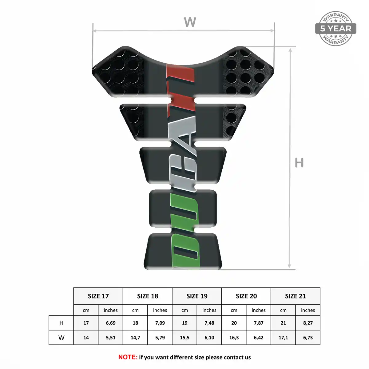 Ducati Fuel Tank Pad Exclusive Series