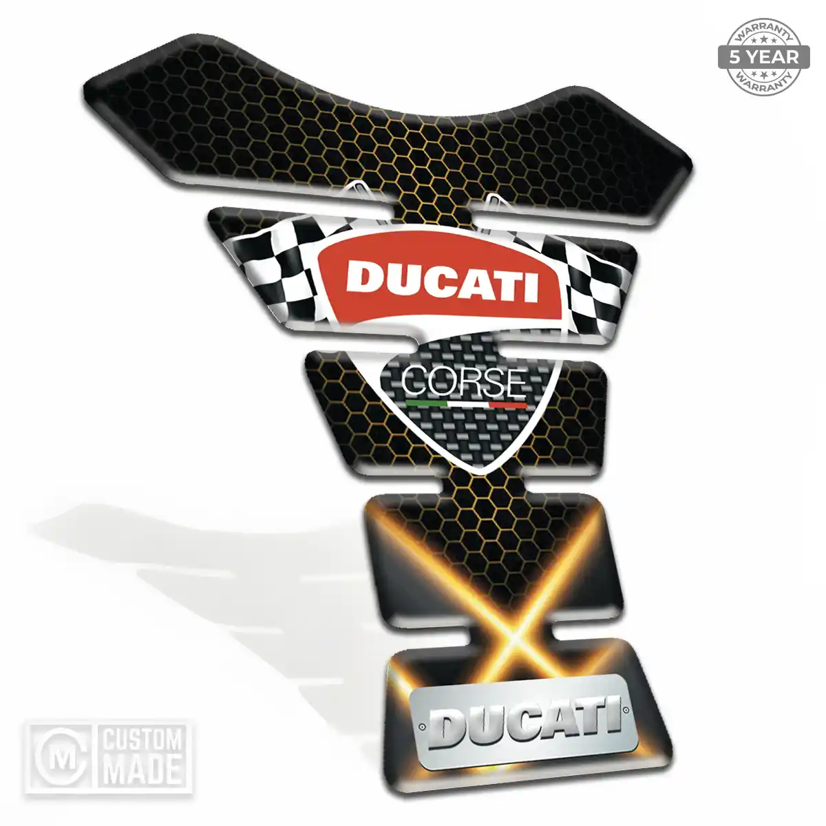 Ducati Fuel Tank Protector Elite Finish