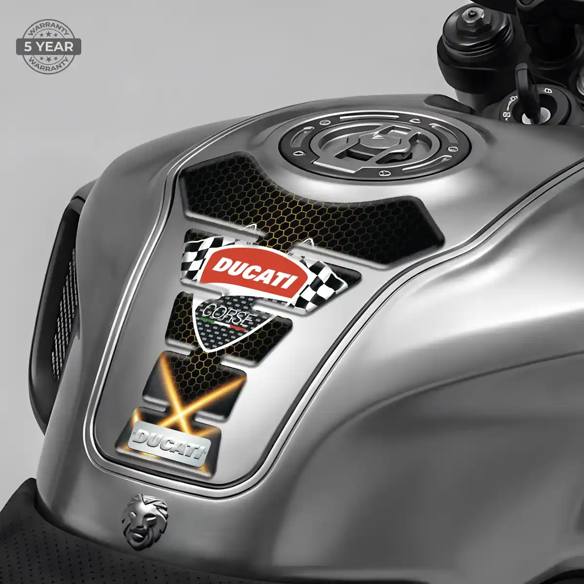 Ducati Fuel Tank Protector Elite Finish