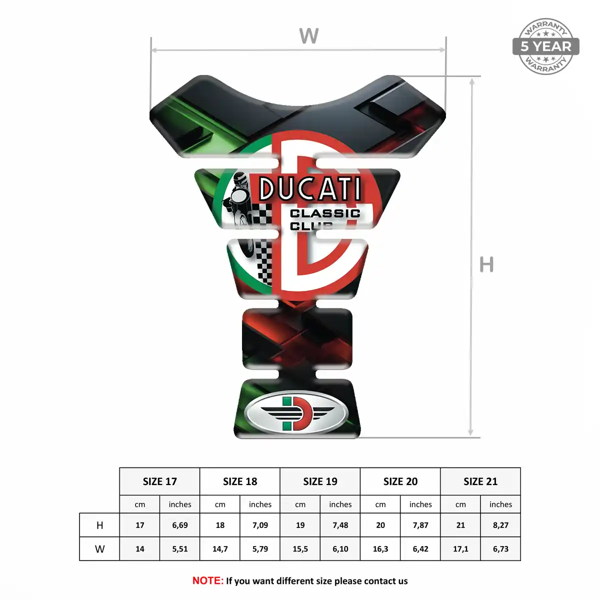 Ducati Fuel Tank Protector Signature Grade