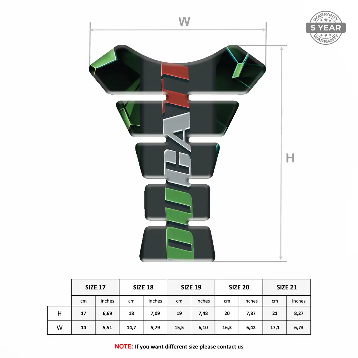 Ducati Gas Tank Pad Signature Grade
