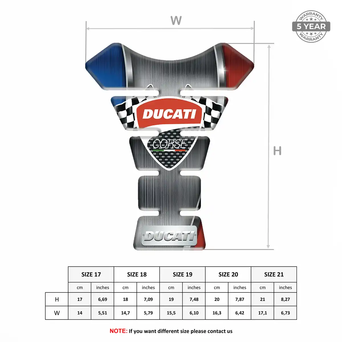 Ducati Gel Tank Pad Elite Edition