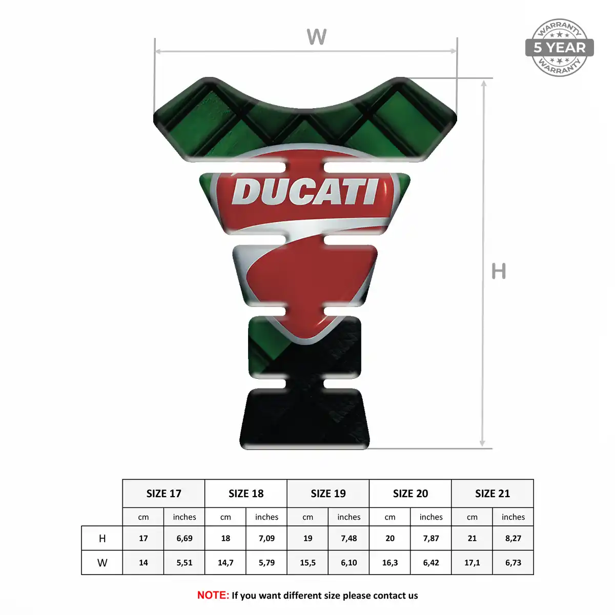 Ducati Gel Tank Pad Exclusive Series