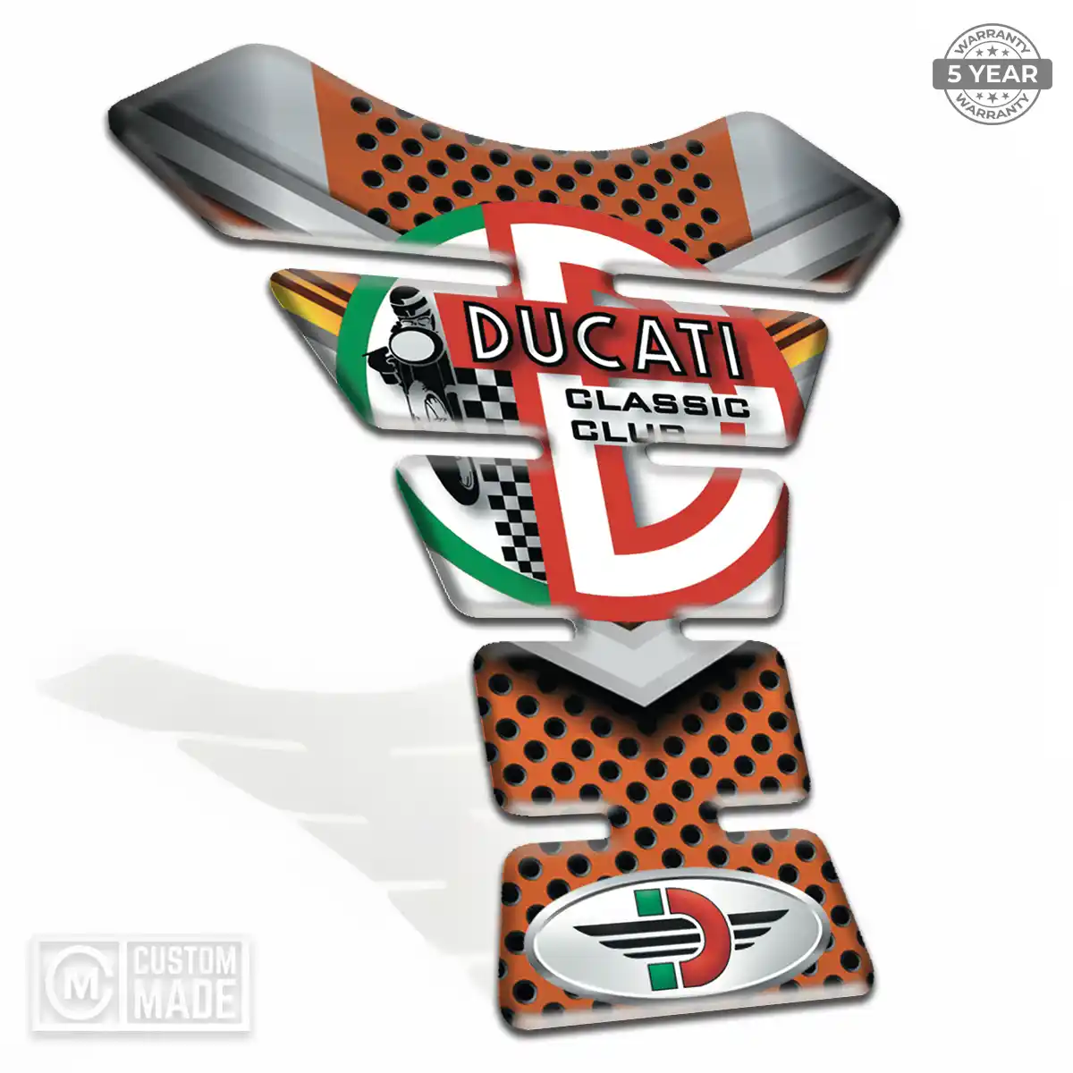 Ducati Gel Tank Pad Sleek Style