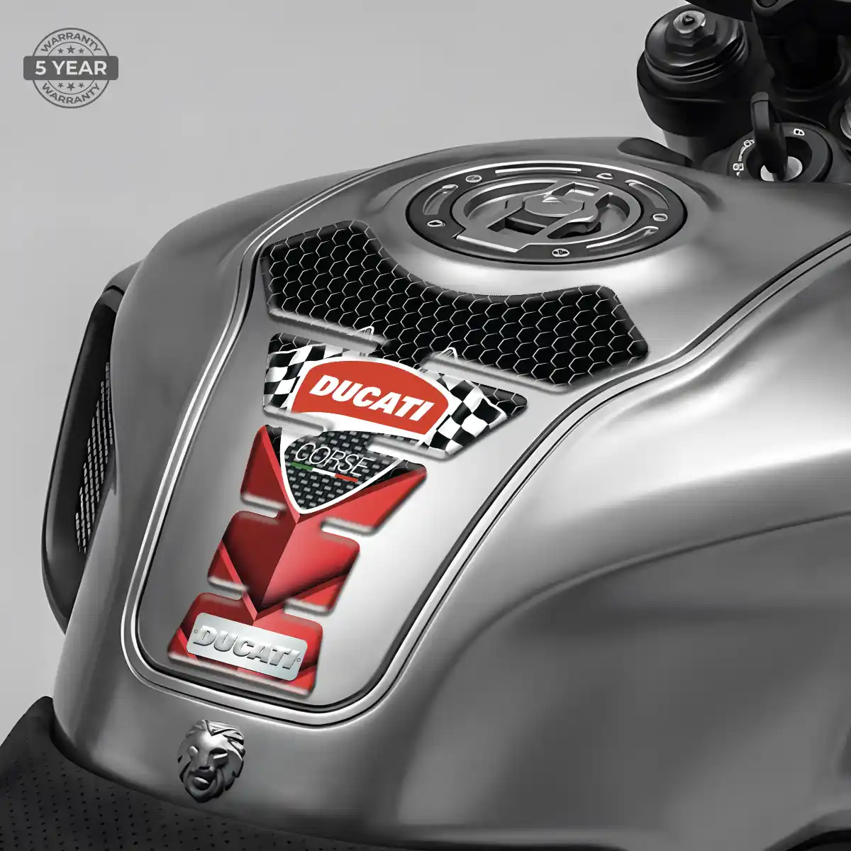 Ducati Motorbike Tank Pad Elite Finish