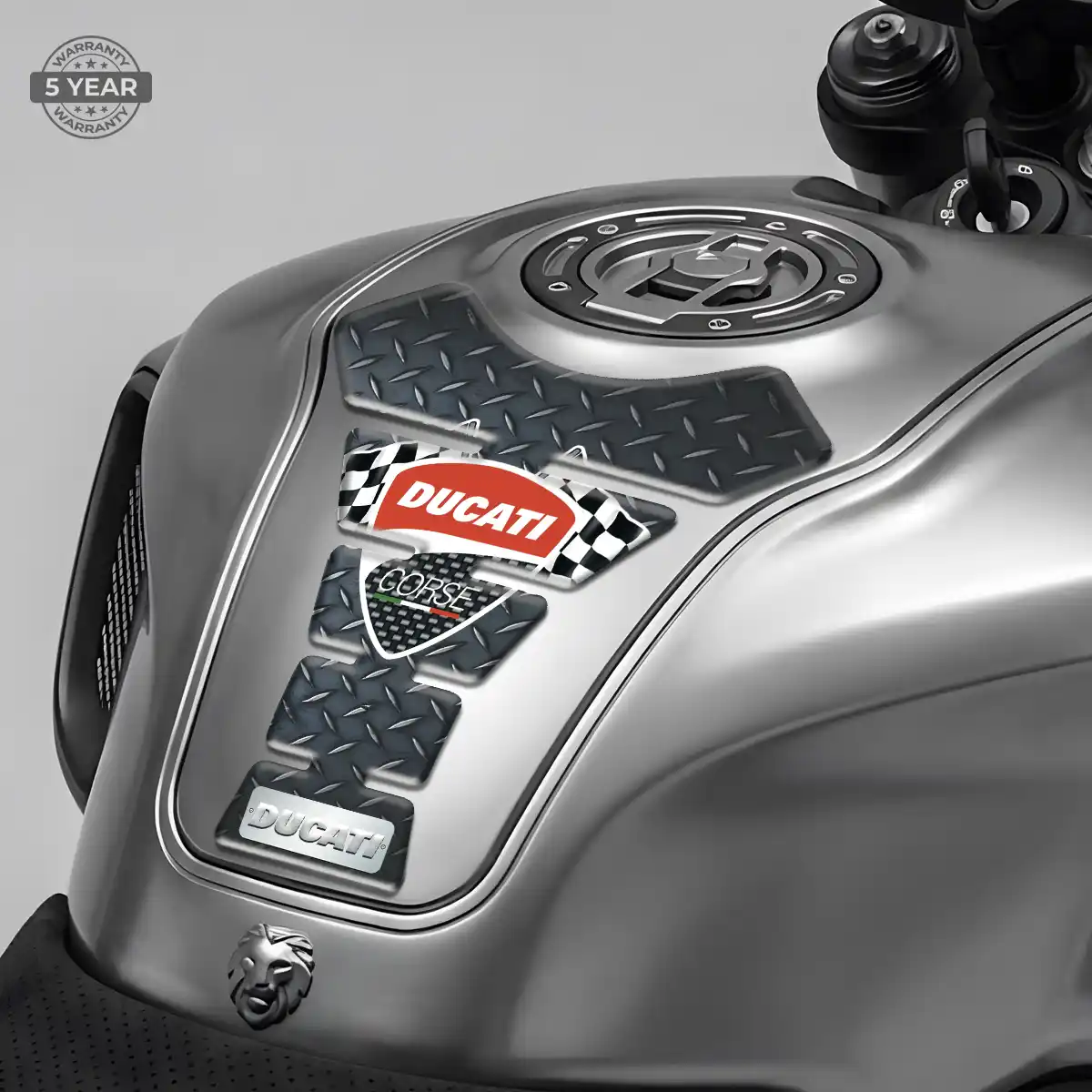 Ducati Motorcycle Tank Decal Deluxe Edition