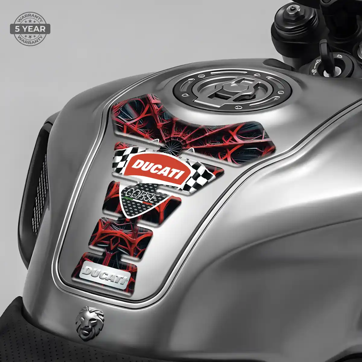 Ducati Motorcycle Tank Decal Elite Edition