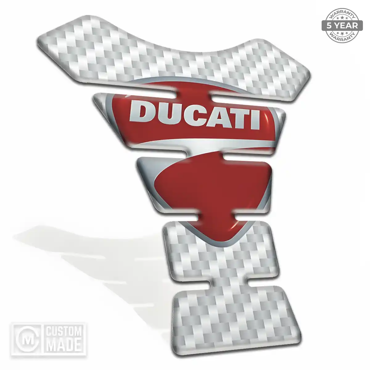 Ducati Motorcycle Tank Decal Refined Design