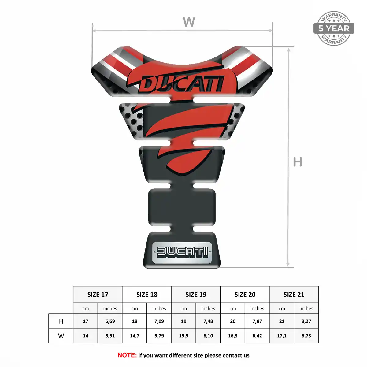 Ducati Motorcycle Tank Pad Elite Edition