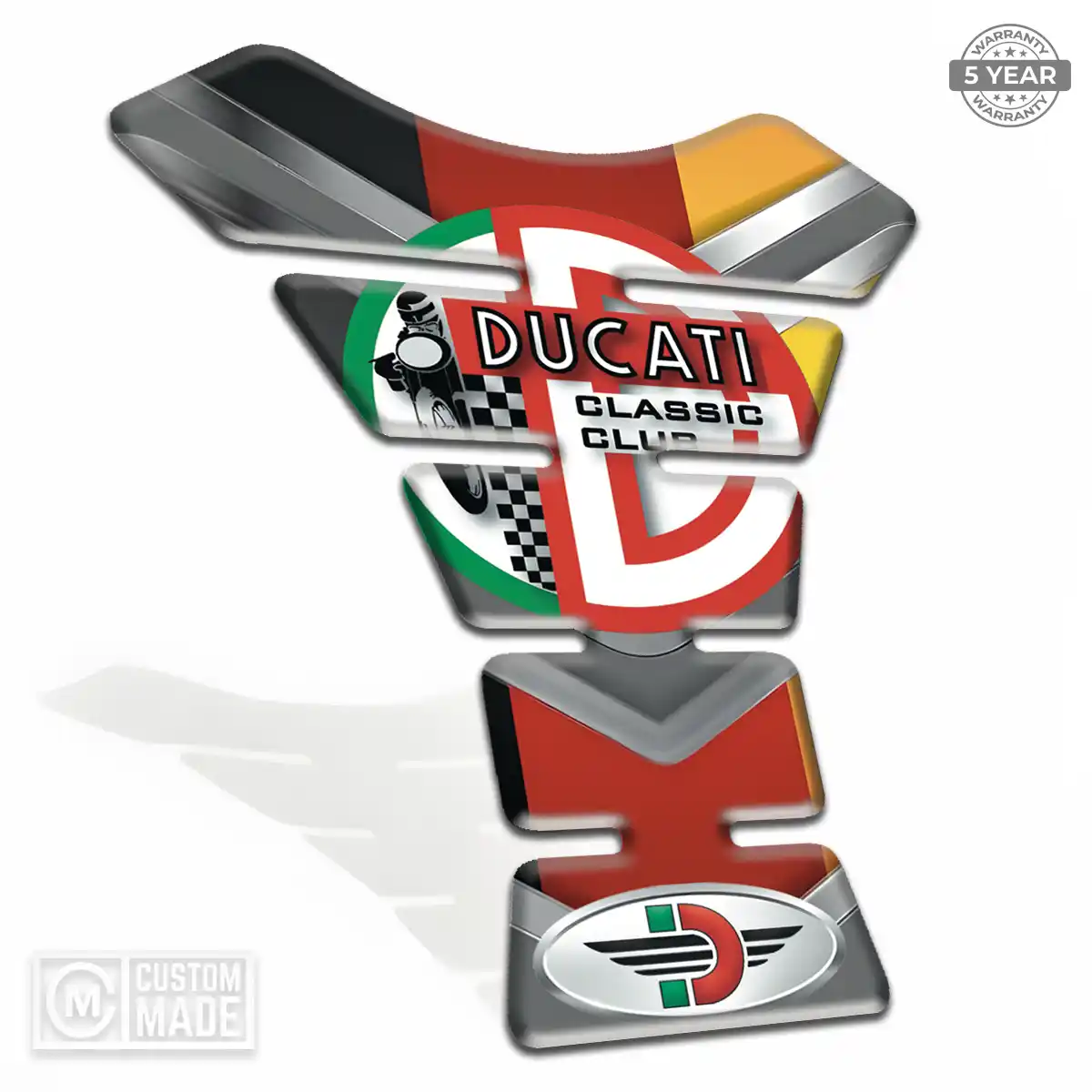 Ducati Motorcycle Tank Pad Signature Grade