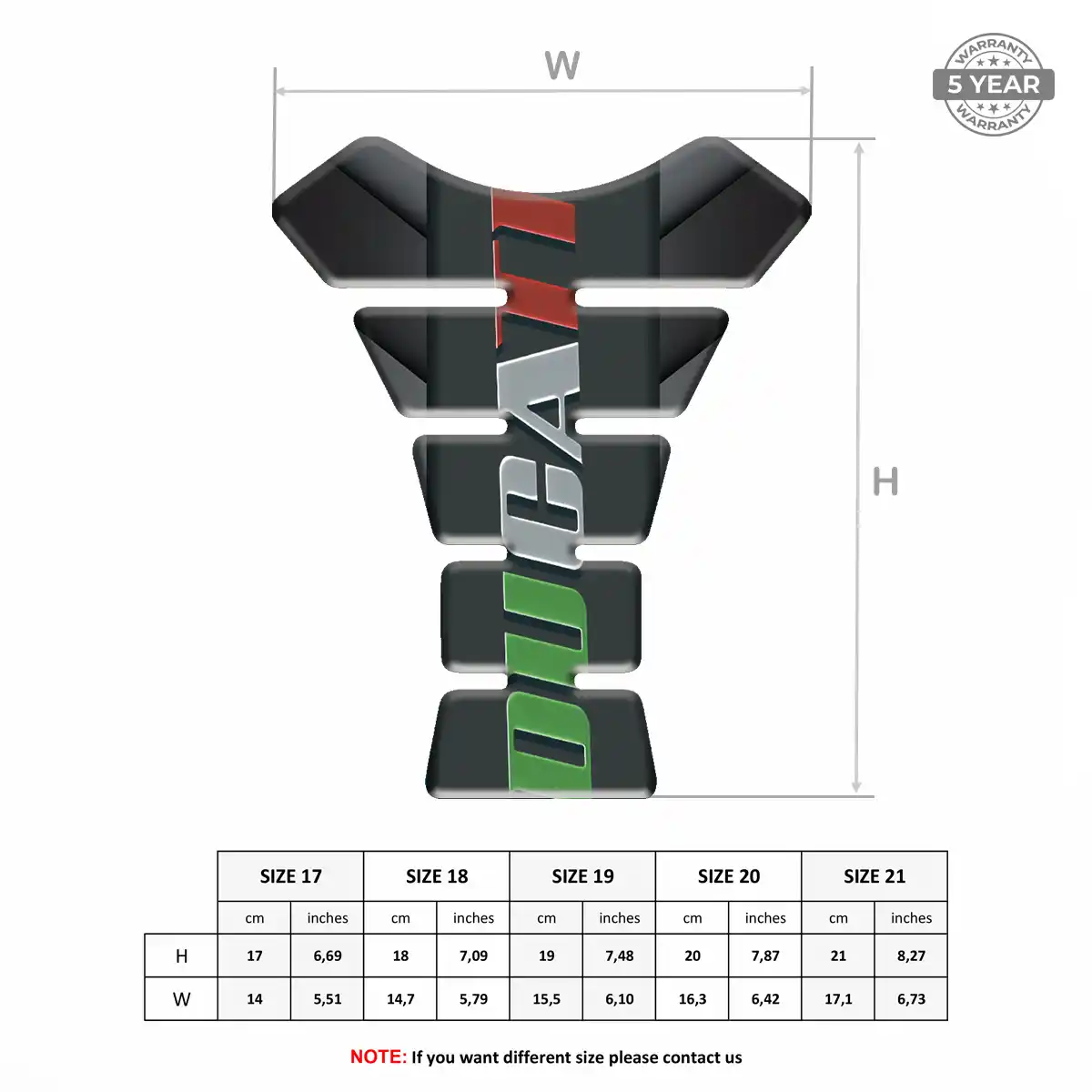 Ducati Motorcycle Tank Protector Noble Edition