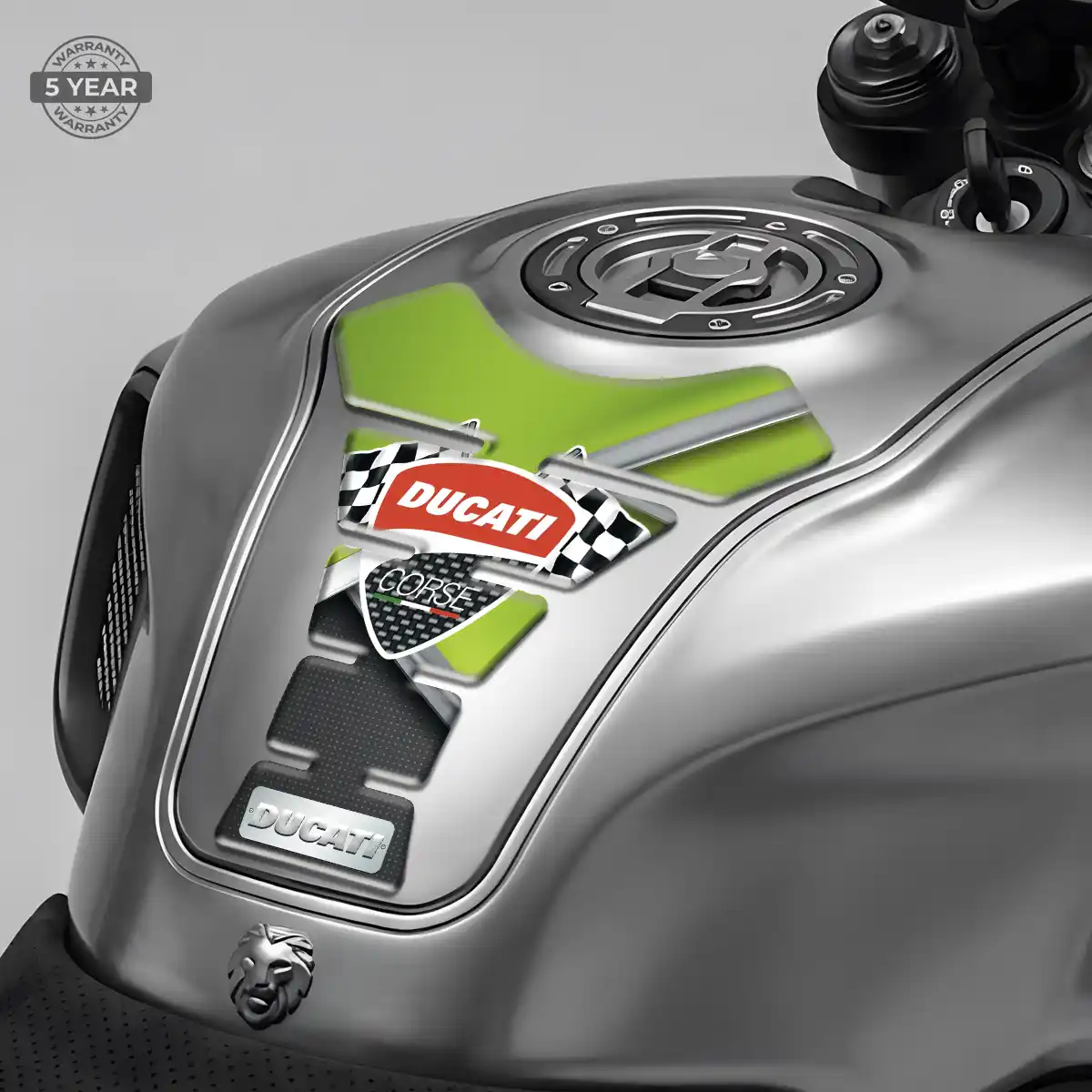Ducati Motorcycle Tank Sticker Signature Grade
