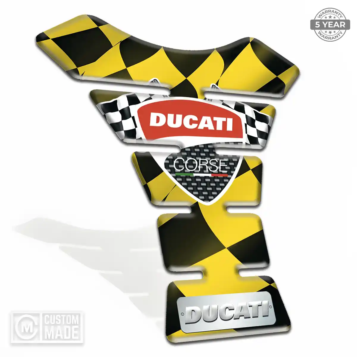 Ducati Motorcycle Tank Sticker Sleek Style