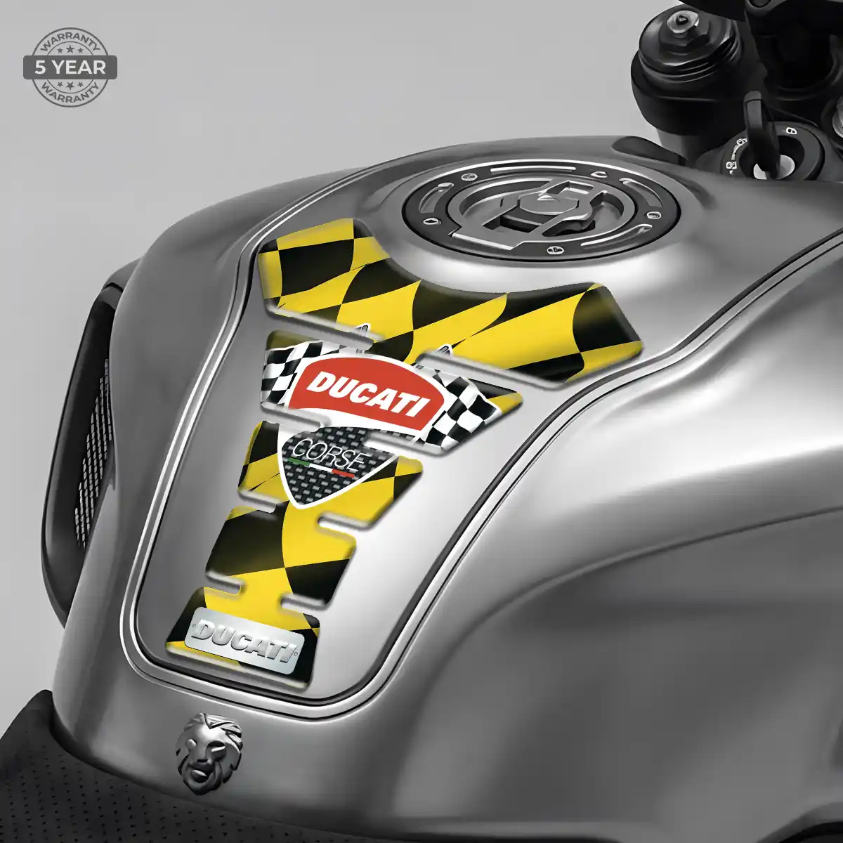 Ducati Motorcycle Tank Sticker Sleek Style