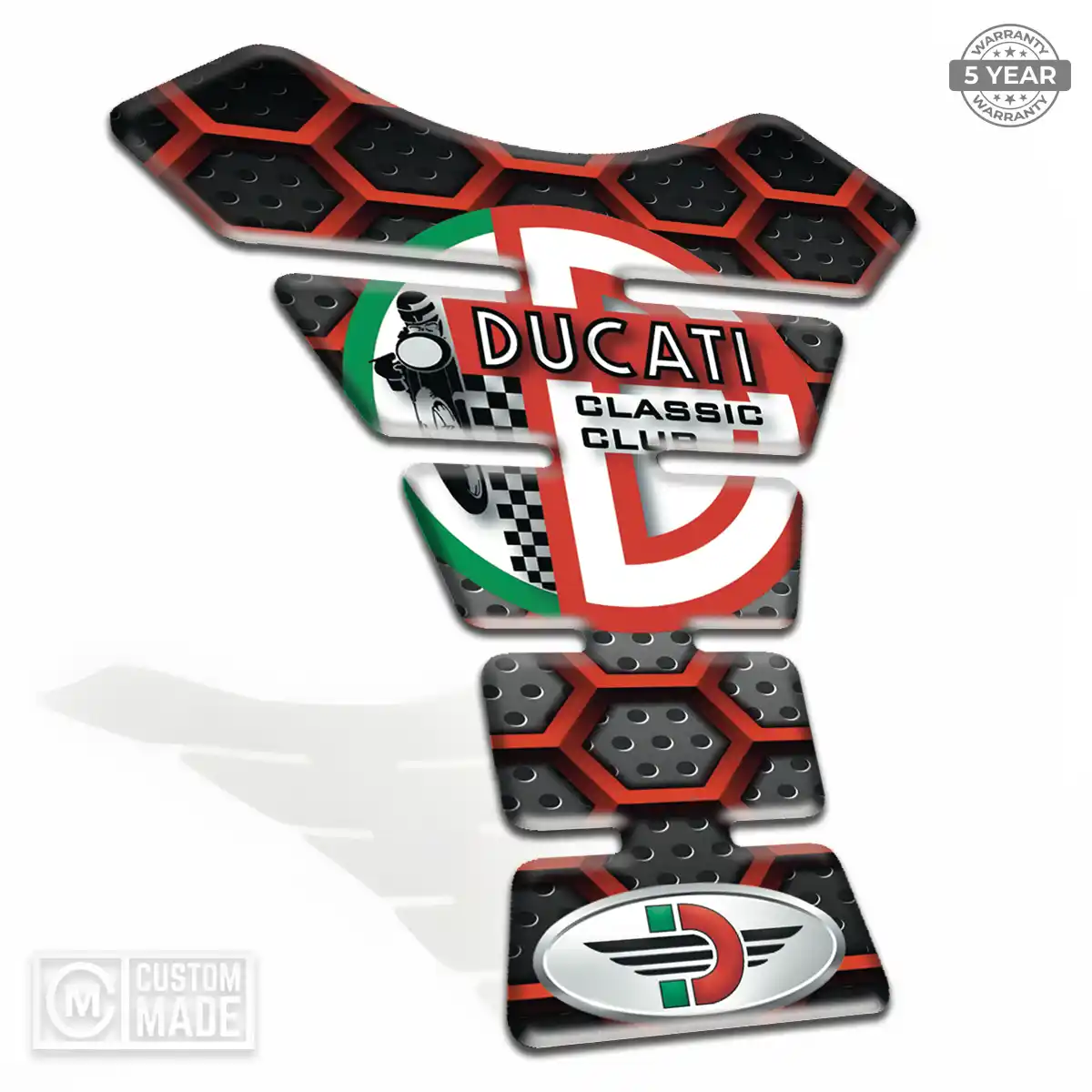 Ducati Resin Tank Pad Superior Craft