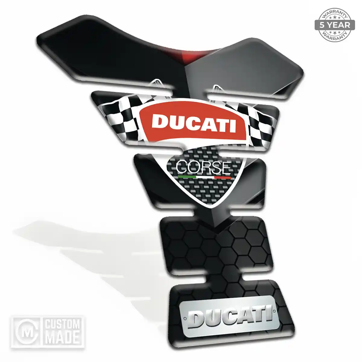 Ducati Tank Decal Deluxe Edition