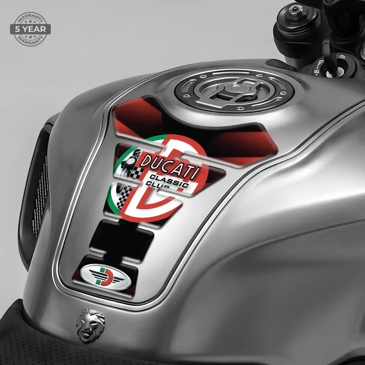 Ducati Tank Decal Elite Finish