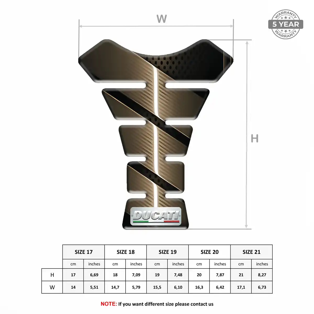 Ducati Tank Fuse Guard Motorbike Exclusive Series