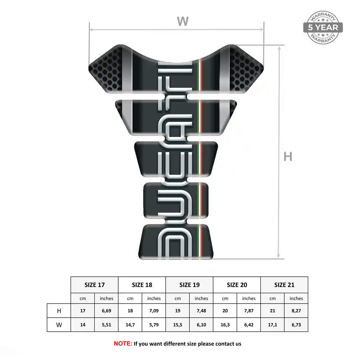 Ducati Tank Fuse Guard Motorbike Sleek Style