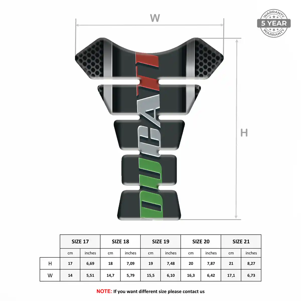 Ducati Tank Fuse Guard Motorcycle Elite Edition