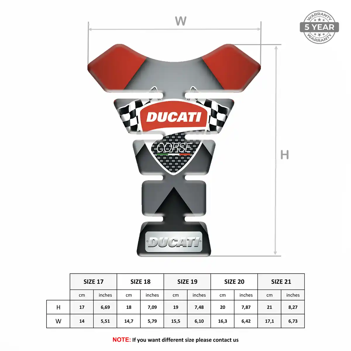 Ducati Tank Fuse Guard Motorcycle Prime Quality