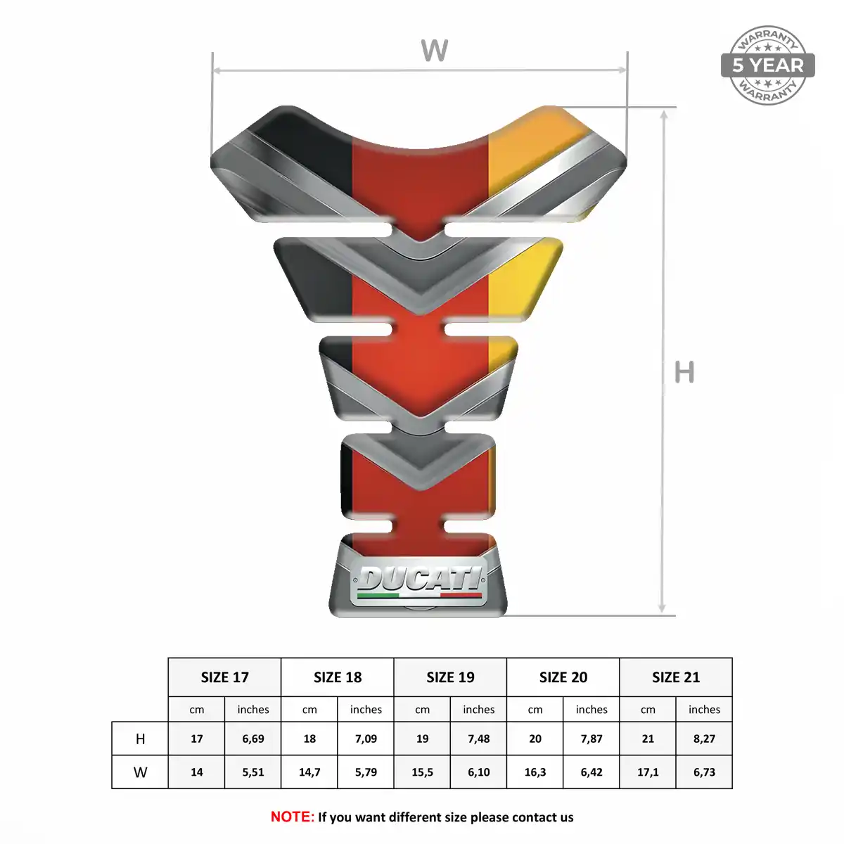 Ducati Tank Fuse Guard Signature Grade