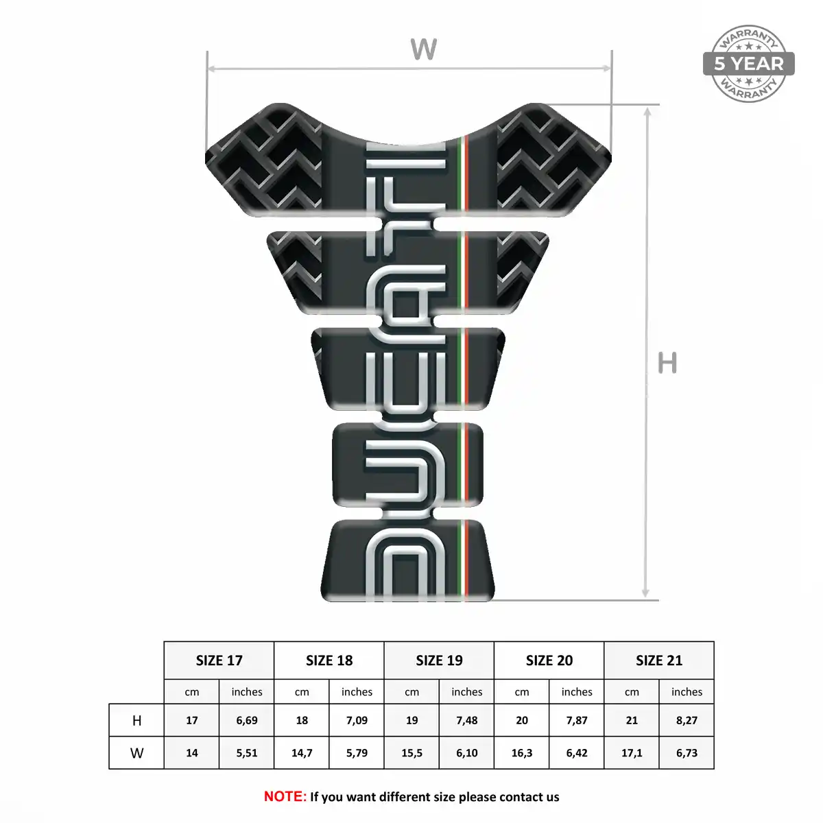 Ducati Tank Fuse Motorbike Signature Grade
