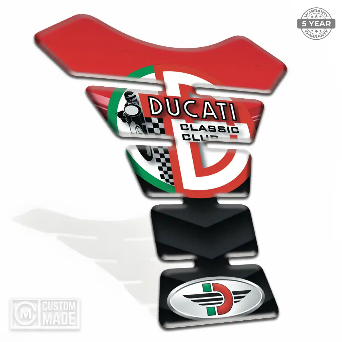 Ducati Tank Fuse Motorcycle Elite Finish