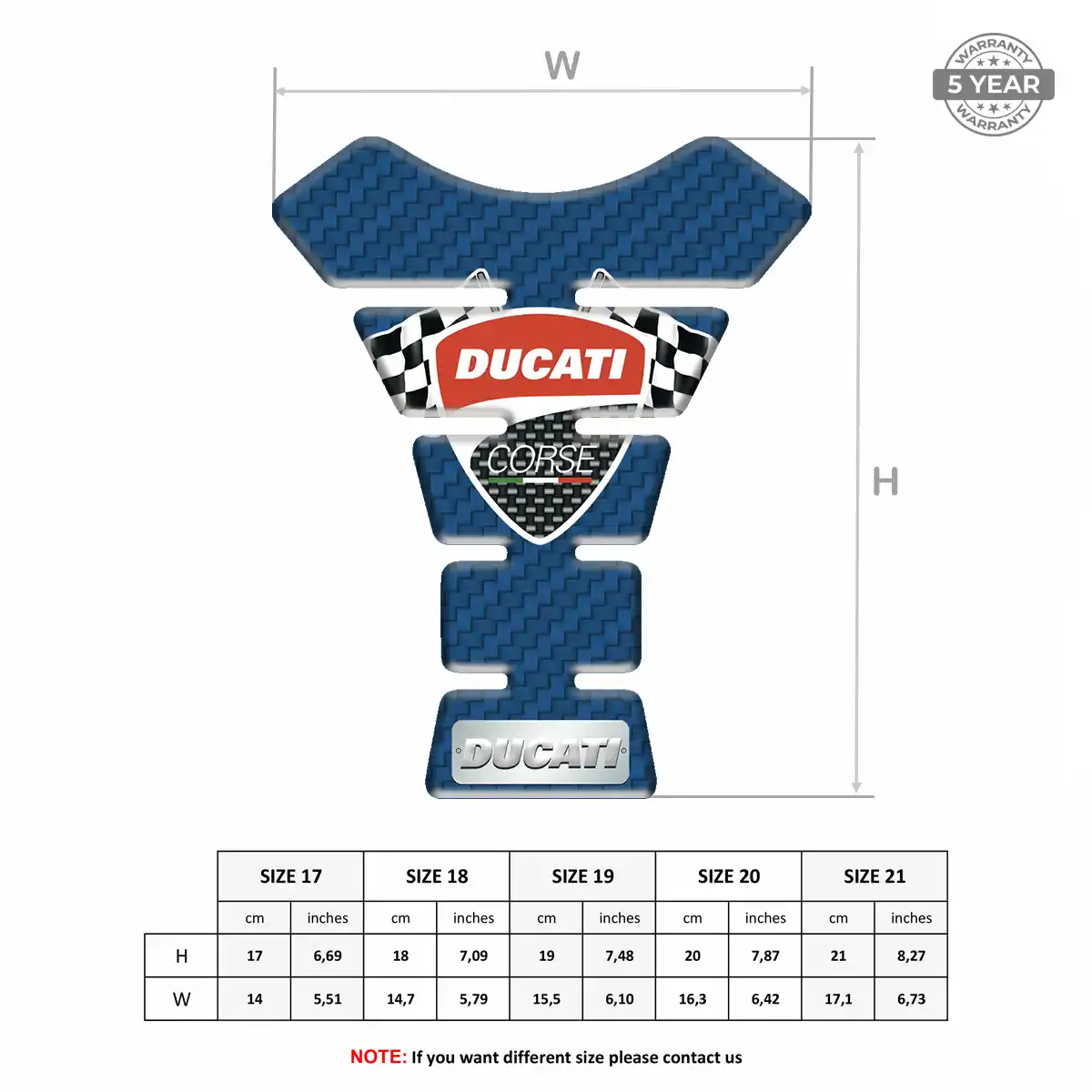 Ducati Tank Fuse Motorcycle Prime Quality