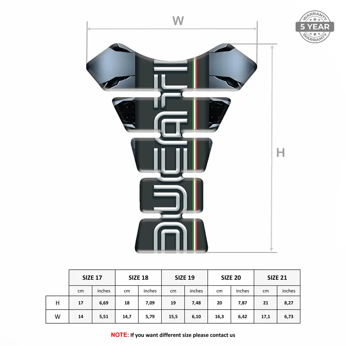 Ducati Tank Fuse Pad Deluxe Edition