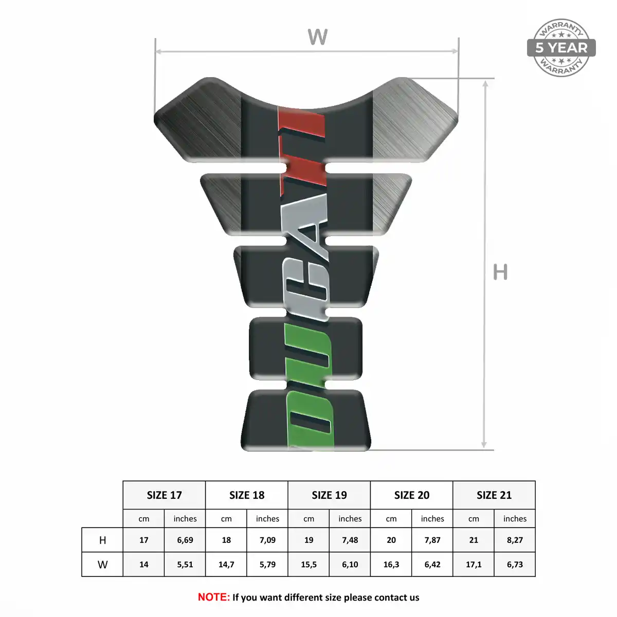 Ducati Tank Fuse Pad Motorbike Elite Edition
