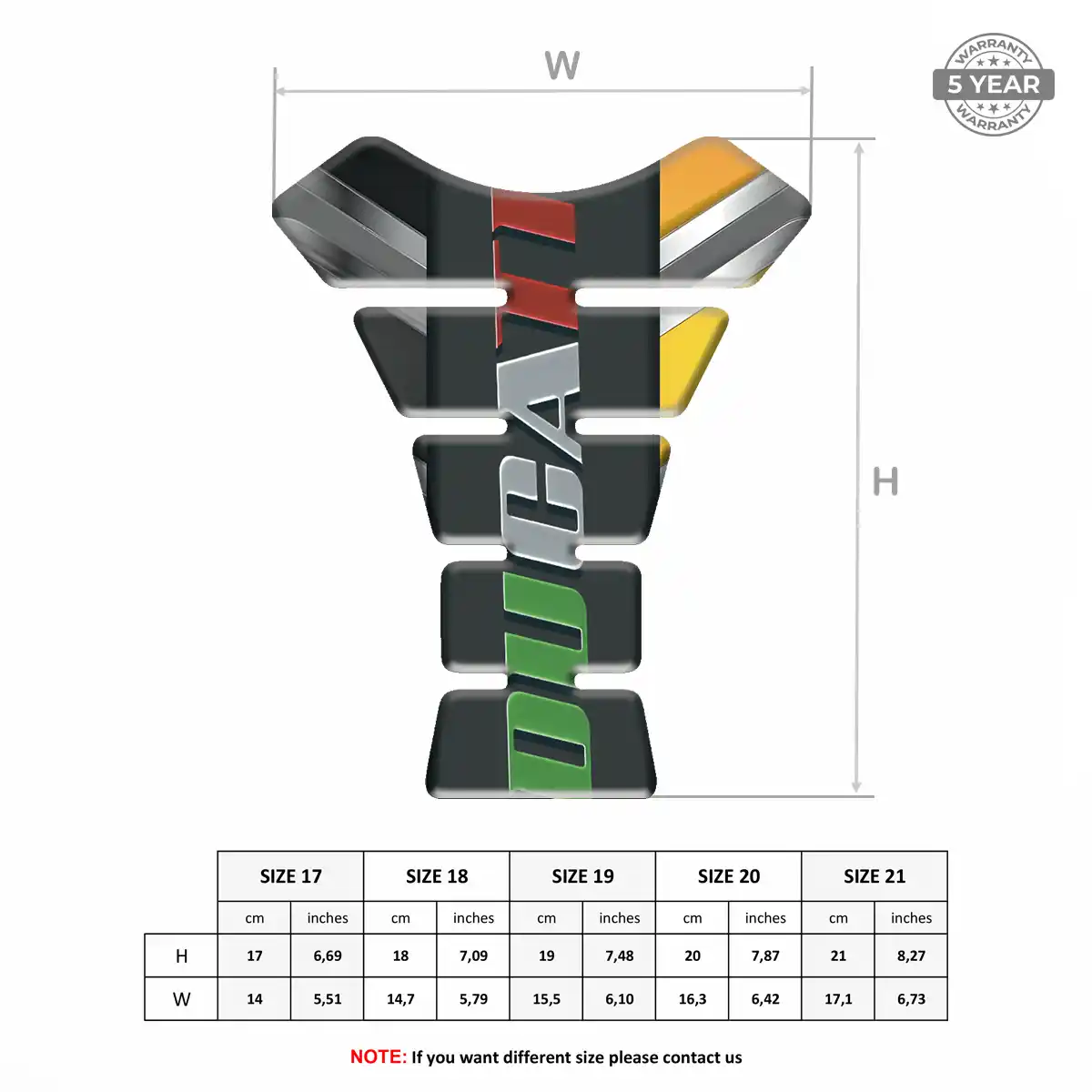 Ducati Tank Fuse Pad Motorbike Prime Quality