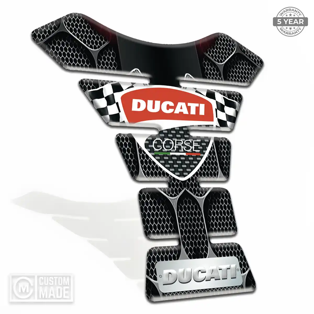 Ducati Tank Fuse Pad Motorcycle Deluxe Edition