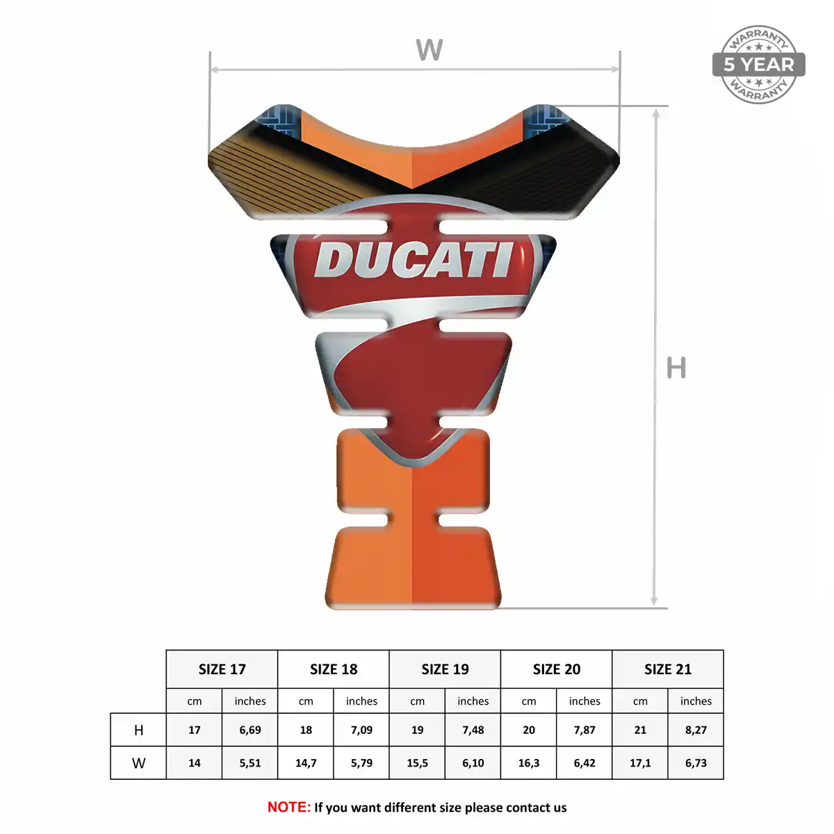Ducati Tank Fuse Pad Motorcycle Elite Edition