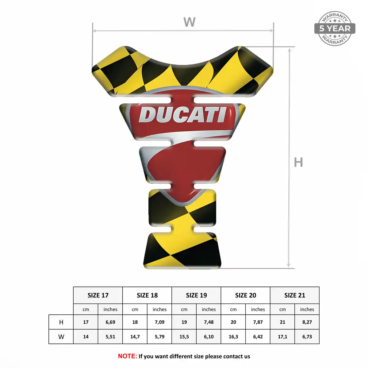 Ducati Tank Fuse Pad Prime Quality
