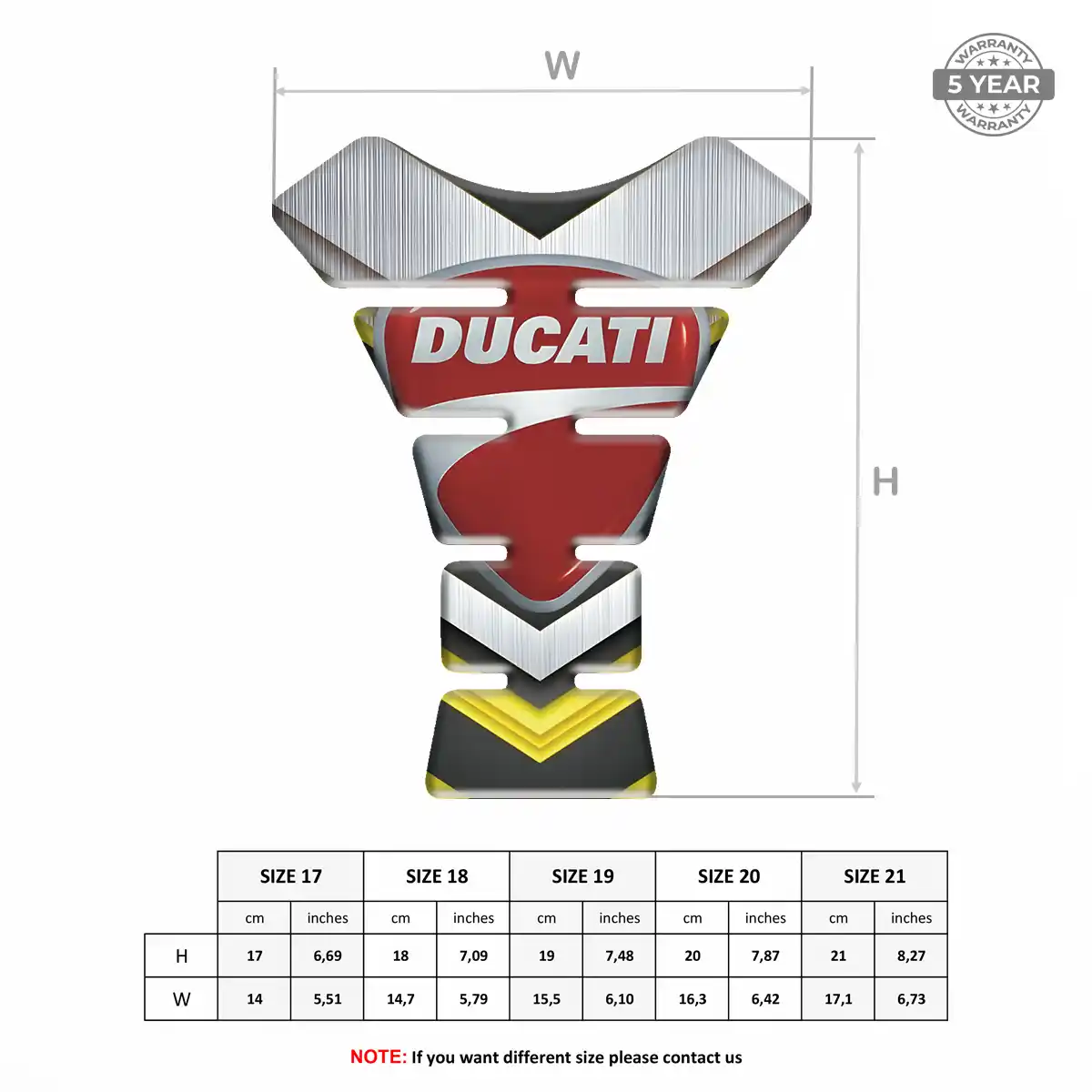 Ducati Tank Fuse Pad Superior Craft