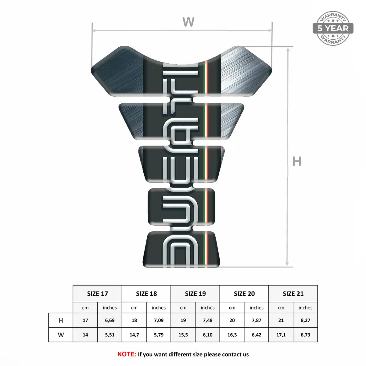 Ducati Tank Fuse Pads Elite Finish