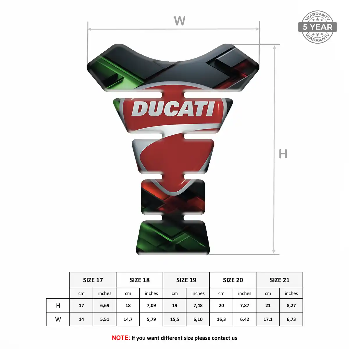 Ducati Tank Fuse Pads Exclusive Series