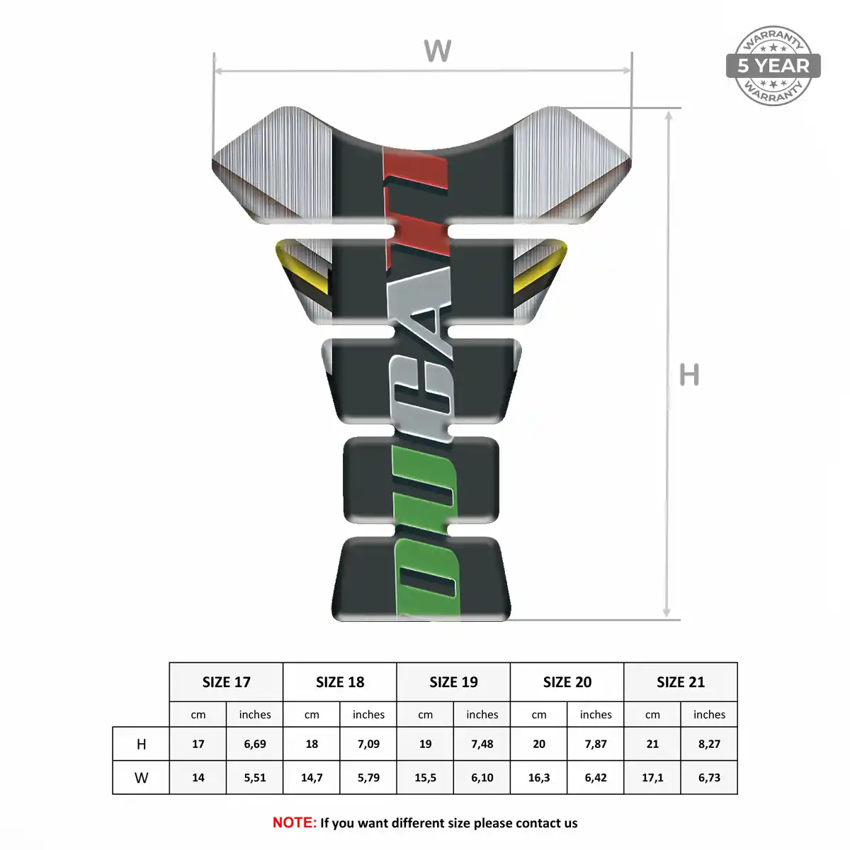 Ducati Tank Fuse Pads Motorbike Noble Edition