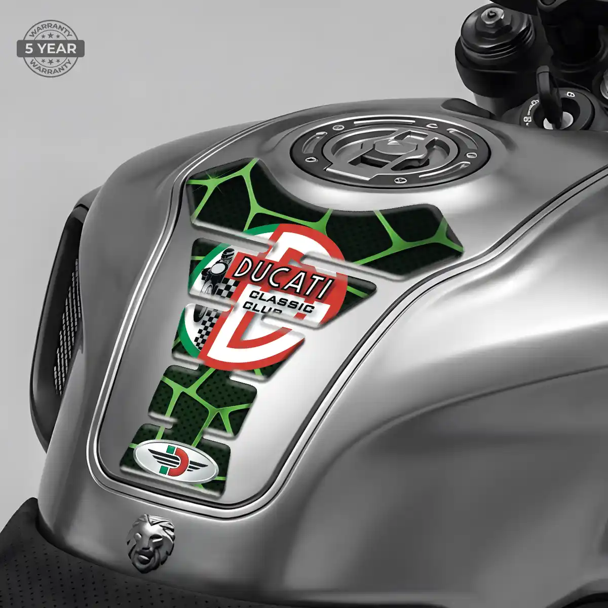 Ducati Tank Fuse Pads Motorbike Sleek Style