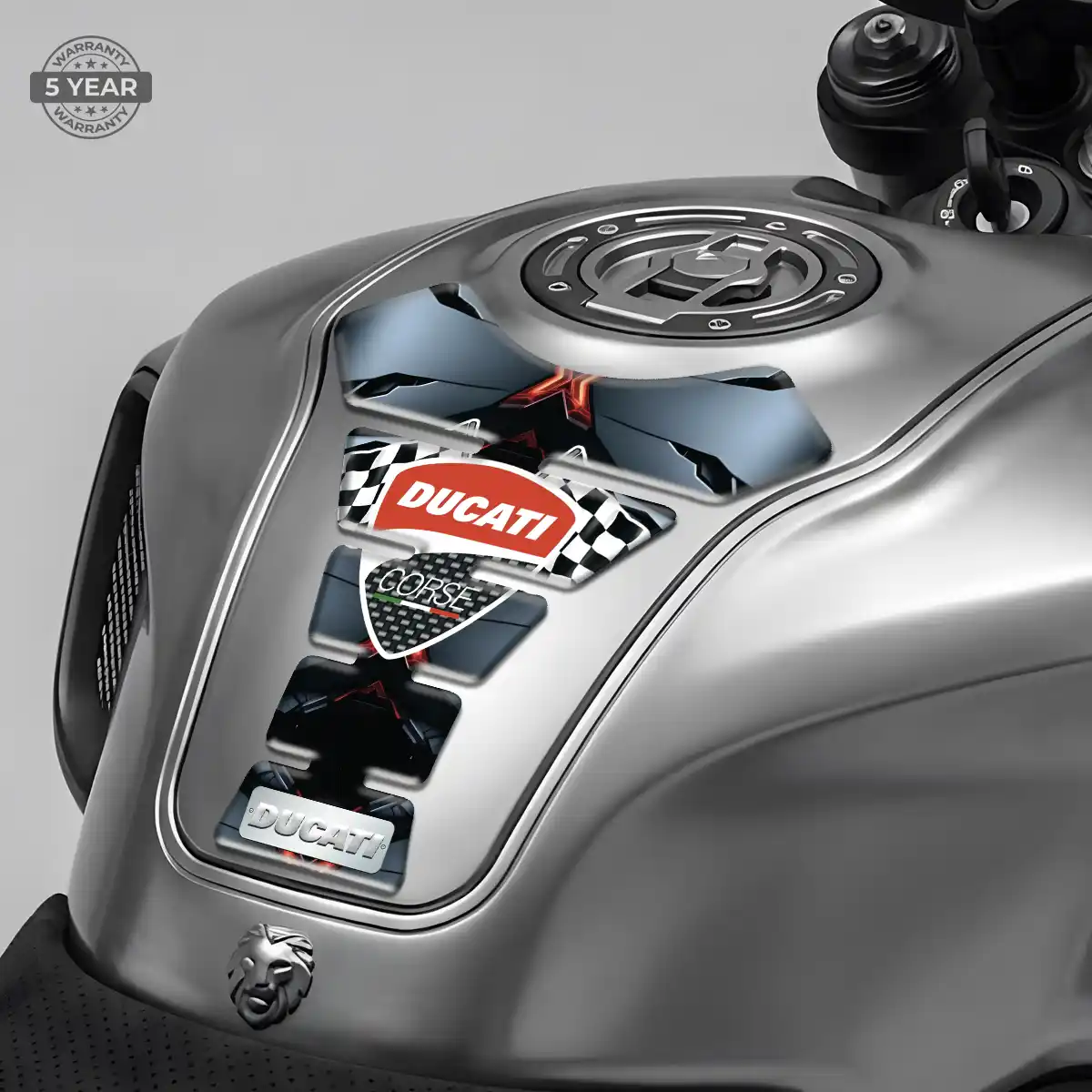 Ducati Tank Fuse Pads Motorcycle Elite Finish