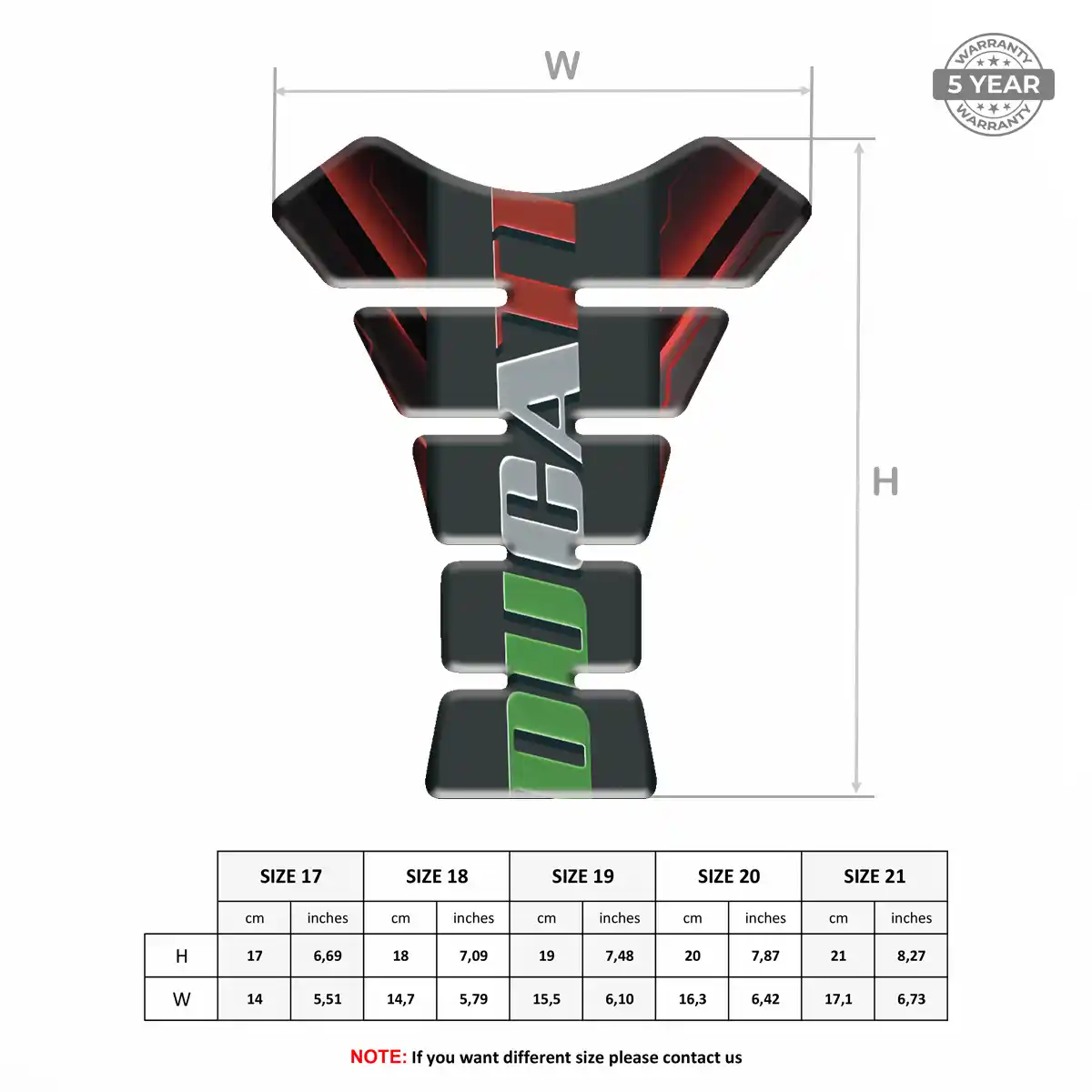 Ducati Tank Fuse Pads Prestige Line