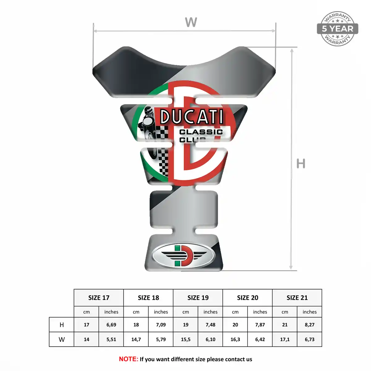 Ducati Tank Fuse Pads Superior Craft