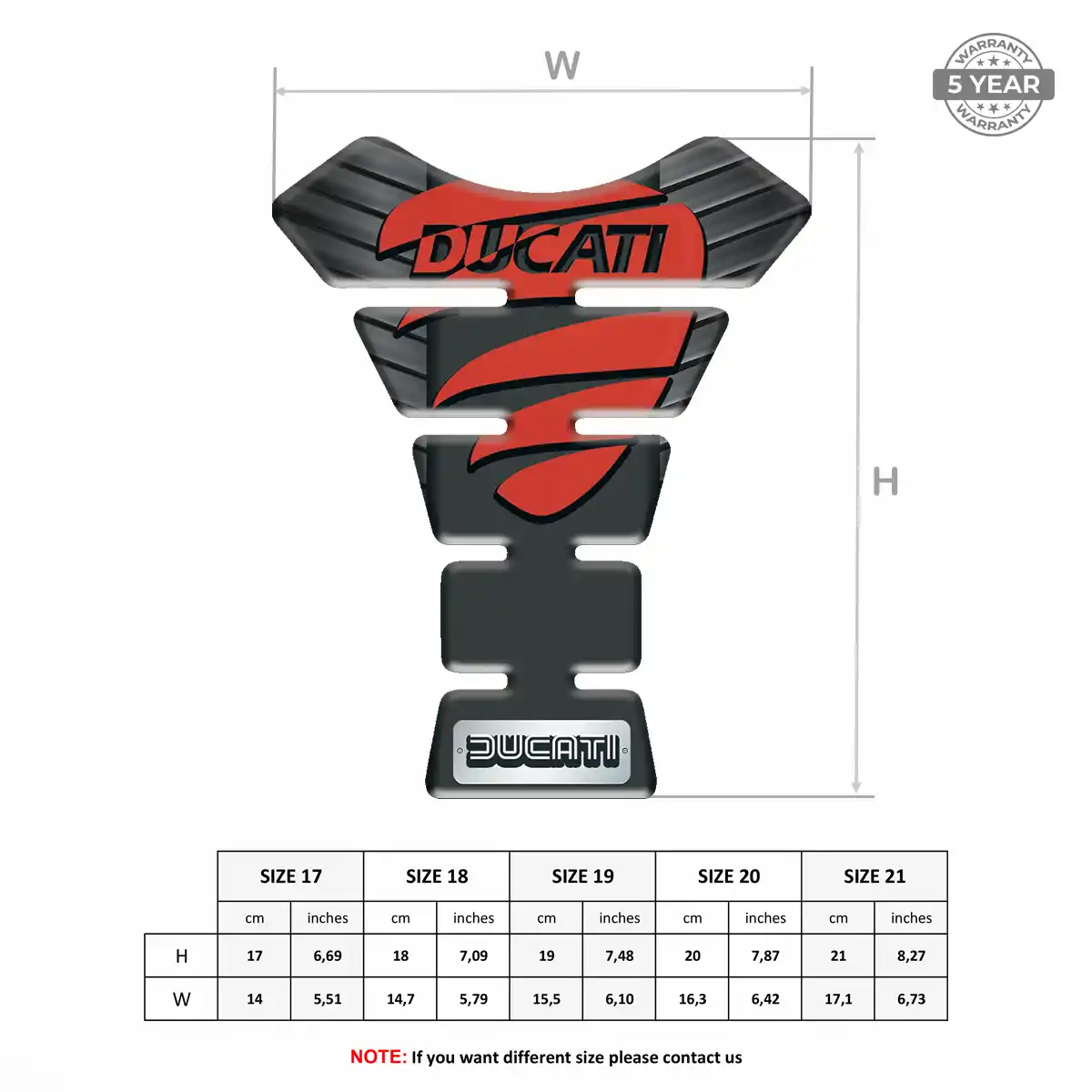 Ducati Tank Fuse Prestige Line