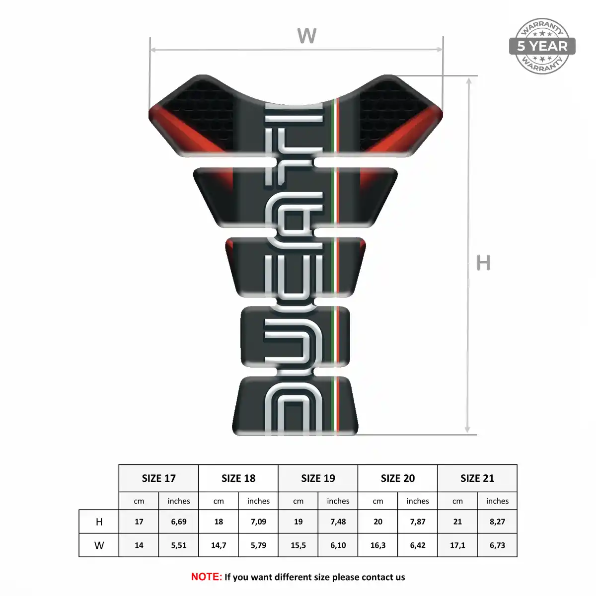 Ducati Tank Fuse Prime Quality