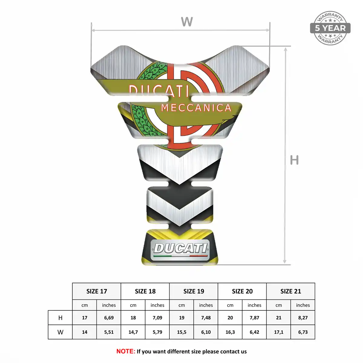 Ducati Tank Fuse Protector Deluxe Edition