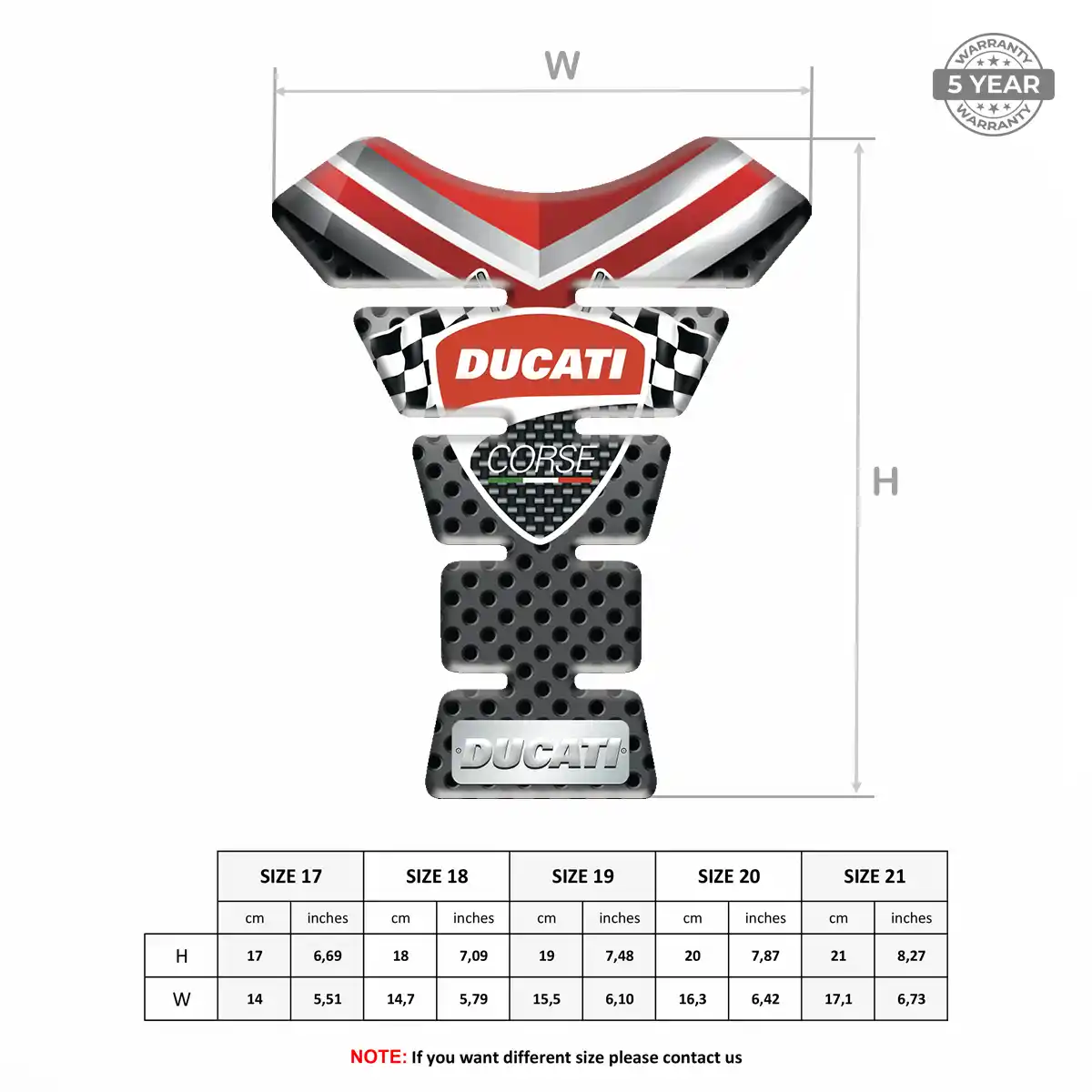 Ducati Tank Fuse Protector Elite Edition